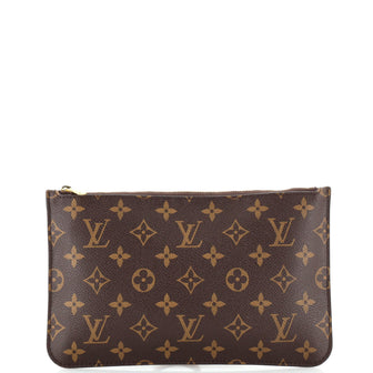 Louis Vuitton Neverfull Pochette Monogram Canvas Large
