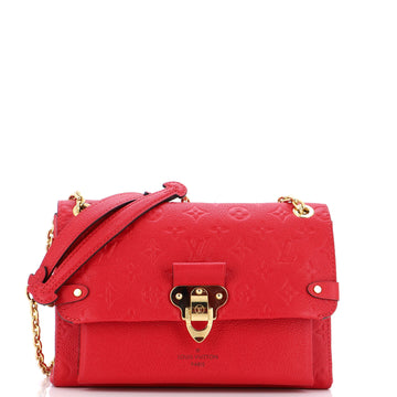 Louis Vuitton Vavin Handbag Monogram Empreinte Leather PM