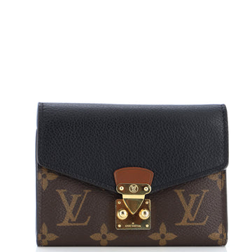 Louis Vuitton Pallas Wallet NM Monogram Canvas and Calfskin Compact