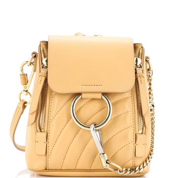 Chloe Faye Backpack Quilted Leather Mini