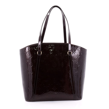 Louis Vuitton Avalon Handbag Monogram Vernis MM Red 2549602