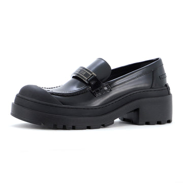Christian Dior Women's Code Platform Loafers Leather