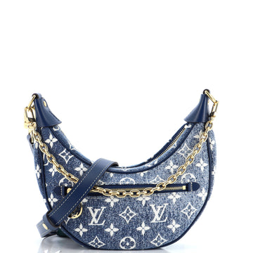 Louis Vuitton Loop Handbag Monogram Jacquard Denim
