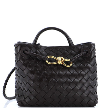 Bottega Veneta Andiamo Top Handle Bag Intrecciato Nappa Small