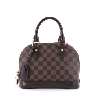 Louis Vuitton Alma Handbag Damier BB Brown 2550203