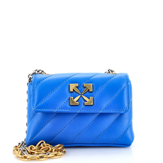 Off White Jackhammer Shoulder Bag Quilted Leather 17