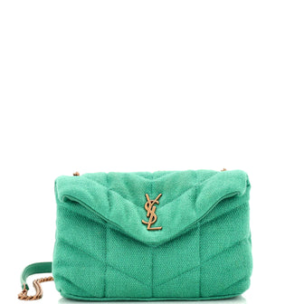 Saint Laurent Loulou Puffer Shoulder Bag Quilted Leather Mini
