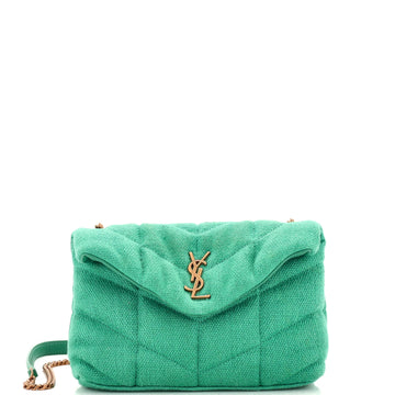 Saint Laurent Loulou Puffer Shoulder Bag Quilted Leather Mini
