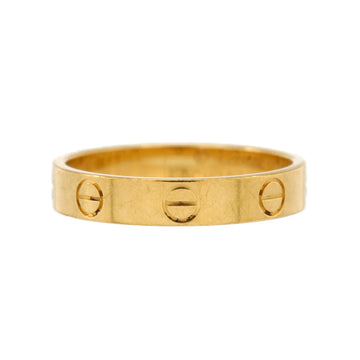 Cartier Love Wedding Band Ring 18K Yellow Gold