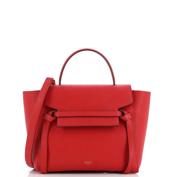 Celine Belt Bag Textured Leather Micro