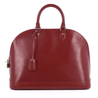 Louis Vuitton Alma Handbag Epi Leather GM Red 2550404