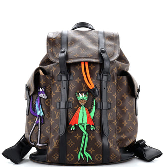 Louis Vuitton Christopher Backpack Monogram Canvas with LV Friends Patch PM