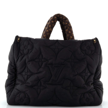 Louis Vuitton Pillow OnTheGo Tote Monogram Quilted Econyl Nylon GM