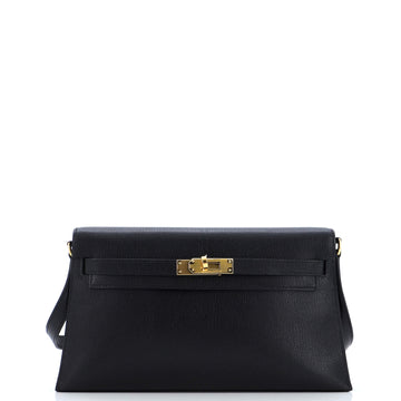 Hermes Kelly Elan Shoulder Bag Chevre Chamkila
