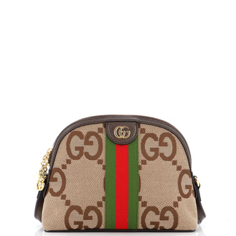 Gucci Ophidia Dome Shoulder Bag Jumbo GG Canvas Small