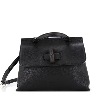 Gucci Bamboo Daily Top Handle Bag Leather Small