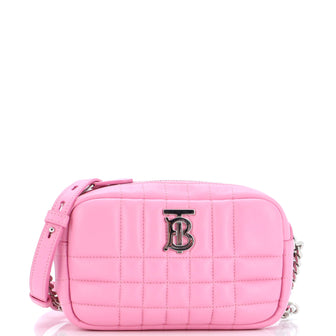 Burberry Lola Camera Bag Quilted Leather Mini