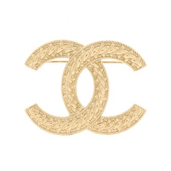 Chanel CC Brooch Metal
