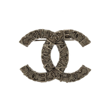 Chanel CC Logo Letter Brooch Metal