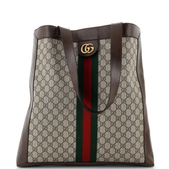Gucci Ophidia Soft Open Tote GG Coated Canvas Large