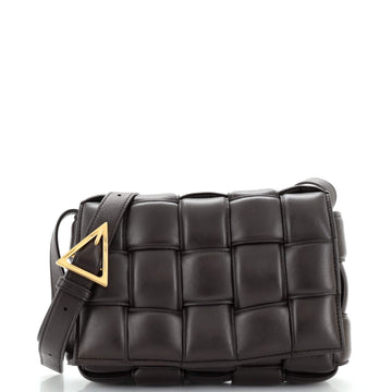 Bottega Veneta Cassette Crossbody Bag Padded Maxi Intrecciato Leather Small