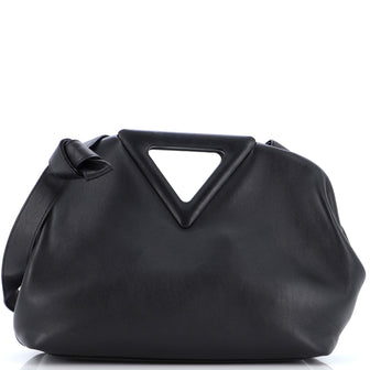 Bottega Veneta Point Shoulder Bag Leather Medium