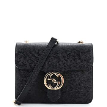 Gucci Interlocking Shoulder Bag (Outlet) Leather Small