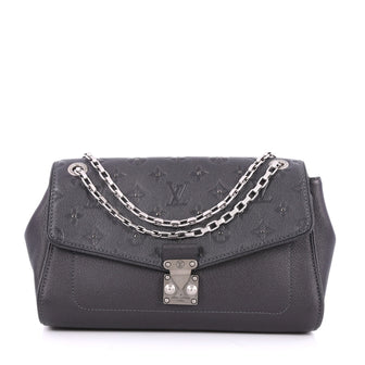 Louis Vuitton Saint Germain Handbag Studded Monogram Empreinte Leather PM Gray 2550906