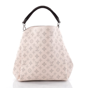 Louis Vuitton Babylone Handbag Mahina Leather PM Pink 2550914