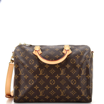 Louis Vuitton Speedy Bandouliere Bag Monogram Canvas 30