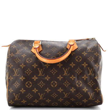 Louis Vuitton Speedy Handbag Monogram Canvas 30
