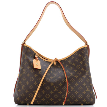 Louis Vuitton CarryAll Hobo Monogram Canvas MM