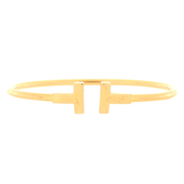 Tiffany & Co. T Wire Bracelet 18K Rose Gold Narrow