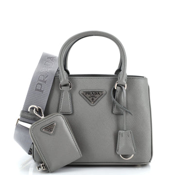 Prada Re-Edition Galleria Tote Saffiano Leather Micro
