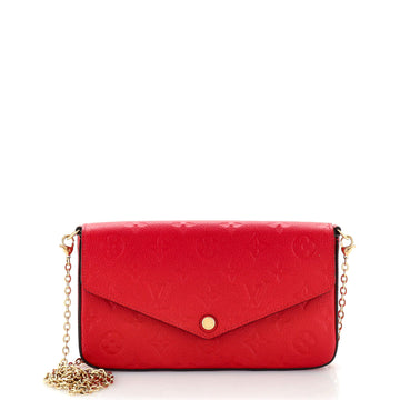 Louis Vuitton Felicie Pochette Monogram Empreinte Leather