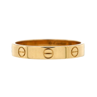 Cartier Love Wedding Band Ring 18K Yellow Gold