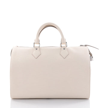 Louis Vuitton Speedy Handbag Epi Leather 30 White 2552901