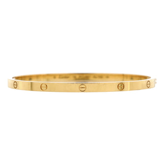 Cartier Love Bracelet 18K Yellow Gold Small