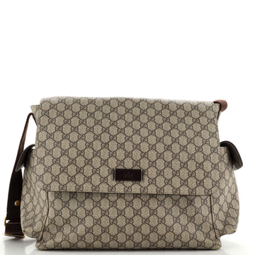Gucci Diaper Bag GG Coated Canvas