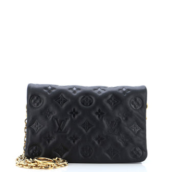 Louis Vuitton Coussin Pochette Monogram Embossed Lambskin