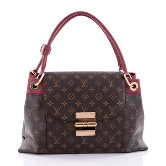 Louis Vuitton Olympe Handbag Monogram Canvas Brown 2554401