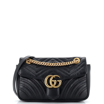 Gucci GG Marmont Flap Bag Matelasse Leather Small