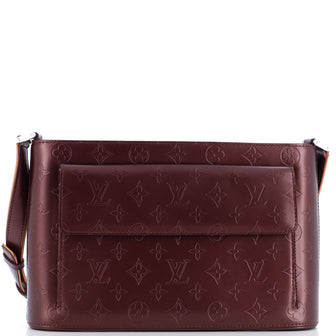 Louis Vuitton Mat Allston Handbag Monogram Vernis