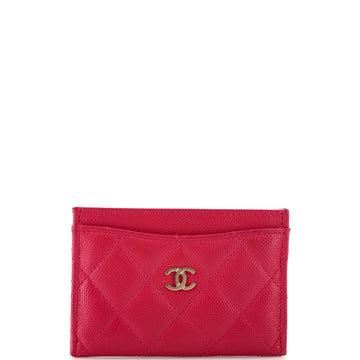 Chanel Classic Card Holder Quilted Caviar