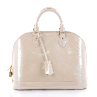 Alma Handbag Monogram Vernis PM