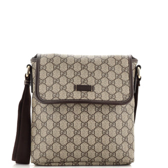 Gucci Flap Messenger GG Coated Canvas Small
