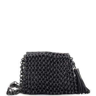 Tom Ford Tassel Shoulder Bag Chain Mail and Leather