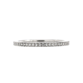 Tiffany & Co. Novo Band Ring Platinum and Diamonds 1.5mm