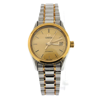 Omega Seamaster Automatic Watch Stainless Steel with Yellow Gold 25