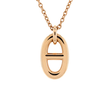 Hermes Farandole Pendant Necklace 18K Rose Gold Small